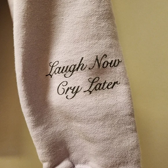 Future Fantasy Delight Lavender Hoody Laugh Now Cry Later Unisex Small Clowns - Picture 8 of 9